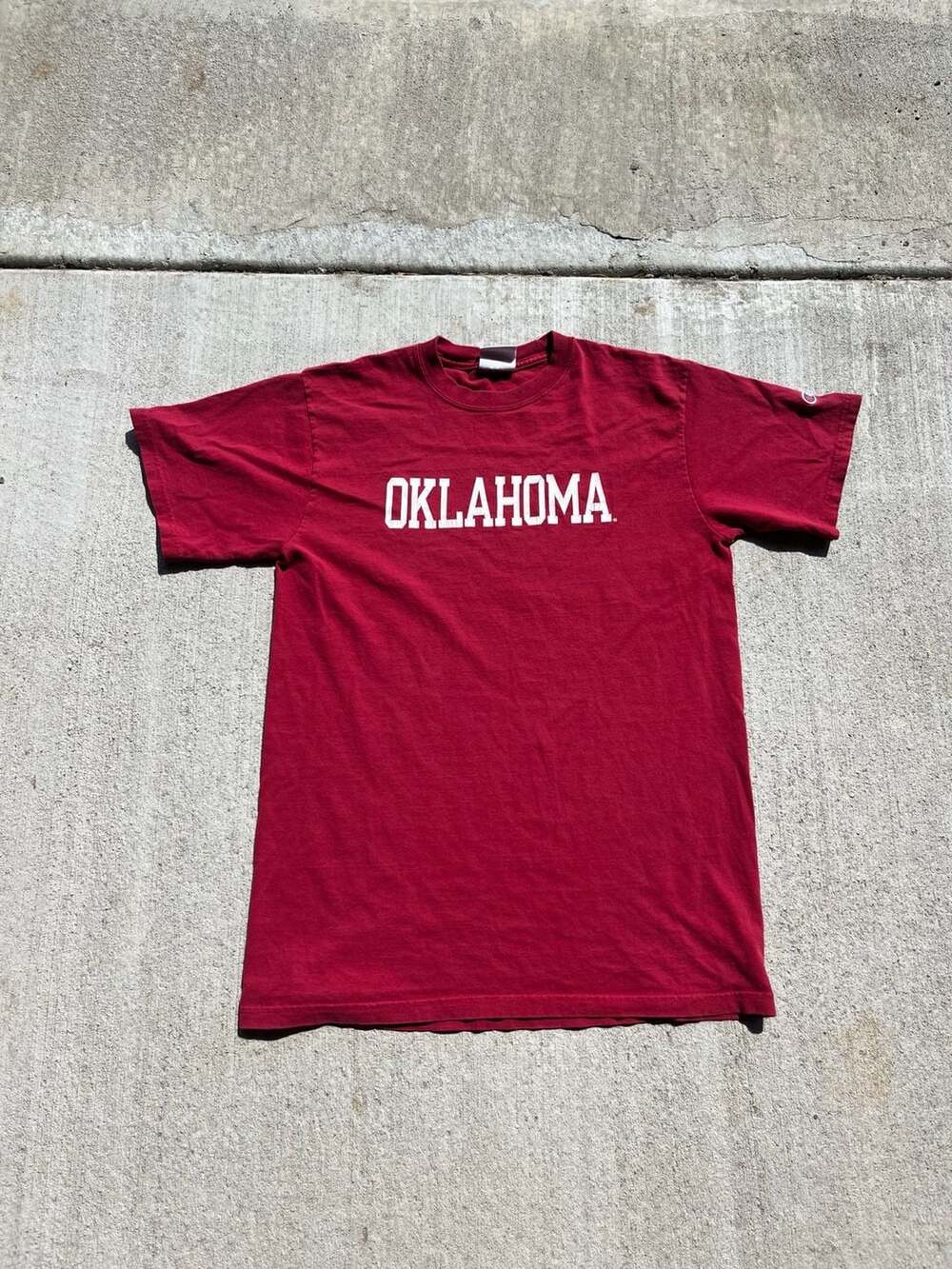 Champion Oklahoma Authentic Athletic Apparel Red T-Shirt Size M